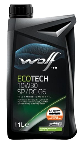 Моторное масло Wolf EcoTech 10W30 SP/RC G6, 1л